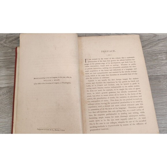 Modern Spanish Readings William I. knapp 1892-Made In USA-Vintage Antique Book - Picture 6 of 12